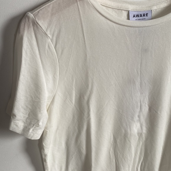 AWARE by Vero Moda White Tee, Size XS, NWT - Picture 7 of 13